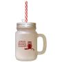 Maroon Saw An Owl Up On Tree Looked Them He Looked Me Owl Frosted Glass Mason Jar With Straw