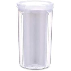 KyStudio Rice Beans Stoarge Jar With Seal Cover 4 Lattices Refrigerator Food Preservation Container Plastic Kitchen Storage Box