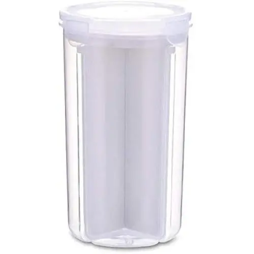 KyStudio Rice Beans Stoarge Jar With Seal Cover 4 Lattices Refrigerator Food Preservation Container Plastic Kitchen Storage Box KyStudio Rice Beans Stoarge Jar With Seal Cover 4 Lattices Refrigerator Food Preservation Container Plastic Kitchen Storage Box