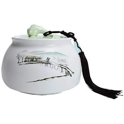 Contenant en Céramique pour Céréales, Pots à Biscuit avec Couvercles, Grands Récipients de Conservation Alimentaire Airtight pour l'Organisation de la Cave à Provisions, Farine, Riz, Bonbons, 1,5L, 16x14cm Contenant en Céramique pour Céréales, Pots à Biscuit avec Couvercles, Grands Récipients de Conservation Alimentaire Airtight pour l'Organisation de la Cave à Provisions, Farine, Riz, Bonbons, 1,5L, 16x14cm