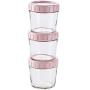Yl Ly Stackable Glass Sealed Cans Kitchen Transparent Jar Glass Bottle Candy Jars Grain Storage Tanks Light Powder