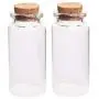 2Pcs 3060MM 25ML Glass Bottles Wishing Bottle Empty Sample Storage Jars with Cork Stoppers Home Storage Organization 2Pcs 3060MM 25ML Glass Bottles Wishing Bottle Empty Sample Storage Jars with Cork Stoppers Home Storage Organization