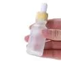 3 Pièces Flacons en Verre de 30ML 1OZ Remplissables avec Bouchon en Caoutchouc Blanc et Anneau en Bois Transparent 3 Pièces Flacons en Verre de 30ML 1OZ Remplissables avec Bouchon en Caoutchouc Blanc et Anneau en Bois Transparent