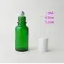 3PCS 20ml Empty Refillable Green Glass Essential Oil Roll On Bottles Cosmetic Sample Packing Jars Pots with Metal Roller Ball And White Cap For Essential Oil Perfume 3PCS 20ml Empty Refillable Green Glass Essential Oil Roll On Bottles Cosmetic Sample Packing Jars Pots with Metal Roller Ball And White Cap For Essential Oil Perfume