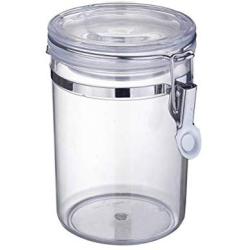 TOPBATHY Plastic Cereal Food Storage Container with Locking Lids Leak Proof Storage Bottle 750ml