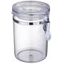 TOPBATHY Plastic Cereal Food Storage Container with Locking Lids Leak Proof Storage Bottle 750ml