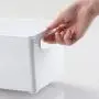 mDesign Plastic Stackable Kitchen Pantry Cabinet, Refrigerator, Freezer Food Storage Bin with Handles, Lid - Organizer for Fruit, Yogurt, Snacks, Pasta - BPA Free, 10" Long, 8 Pack - White mDesign Plastic Stackable Kitchen Pantry Cabinet, Refrigerator, Freezer Food Storage Bin with Handles, Lid - Organizer for Fruit, Yogurt, Snacks, Pasta - BPA Free, 10" Long, 8 Pack - White