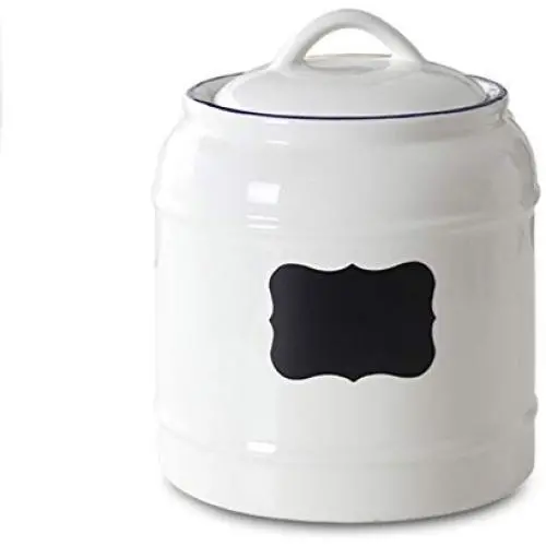 Dichtschließende Lebensmittelbehälter, Schalen mit Deckeln, große Keramik-Teelichner, Cerealschalen, Zuckergläser, Cookie Jar für Küchenschrank Organisation, Mehl, Kaffee, Süßigkeiten, 750ml/1.5L/2.5L (Größe: 750ml)