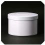 Small Round Sealed Metal Tea Cans Portable Coffee Candy Seasoning Storage Iron Box Home Kitchen Container,White