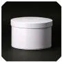 Boîte Métallique Ronde Fermée Portable pour Thé Café Sucre Épices Rangement Cuisine Maison, Blanche Boîte Métallique Ronde Fermée Portable pour Thé Café Sucre Épices Rangement Cuisine Maison, Blanche