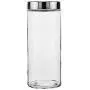 Glasbehälter mit Dichtung aus Metall von UPKOCH – Klare Glasbehälter für Lebensmittel, Tee, Kaffee, Gewürze, Zucker, Salz