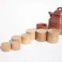 5g 10g 15g 20g 30g 50g Bamboo Bottle Cream Jar Nail Art Mask Cream Refillable Empty Cosmetic Makeup Container Bottle Storage Box (Size : 20ml)