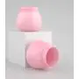 3 Pièces Mini Récipients de Crème Portables avec Bouchon Blanc, Pots de Récipient Plastique Réutilisables pour Cosmétiques et Crèmes Visage/Main (10g/0.35oz)