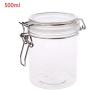 Best Quality 500ml Round Clip Storage Jar With Airtight Seal Lid Container Tableware, Airtight Food Container - Canister Rubber Gasket, Small Airtight Container, Rubber Storage Jar Seal