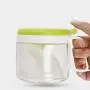 Ensemble de Boîtes à Épices en Verre Transparent, Pot à Épices Multifonctionnel avec Couvercle et Tasse en Bois – Rangement d'Épices pour Cuisine Ensemble de Boîtes à Épices en Verre Transparent, Pot à Épices Multifonctionnel avec Couvercle et Tasse en Bois – Rangement d'Épices pour Cuisine
