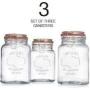 Elegant Home Quality 11 Peice Storage Hostess Set Clear Quality Glass Airtight