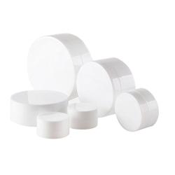 6PCS 3ml/5ml/10ml/30ml/50ml/100ml Empty White Portable Plastic Refillable Concave Bottom Makeup Cosmetic Face Cream Jar Sample Container Bottle Pot (30ml/ 1oz)