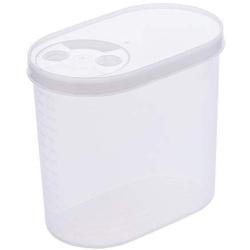 Kitchen crisper, plastic transparent refrigerator sealed box, covered grain storage box