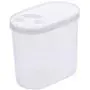 Kitchen crisper, plastic transparent refrigerator sealed box, covered grain storage box