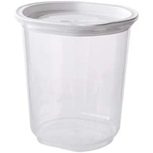 HOMELUNY Set of 4 Kitchen Airtight Plastic Food Jars Clear Cereal Storage Food Container Jars for Candy, Cookie, Rice, Sugar,Flour,Snacks Keeping Food Dry & Fresh High section HOMELUNY Set of 4 Kitchen Airtight Plastic Food Jars Clear Cereal Storage Food Container Jars for Candy, Cookie, Rice, Sugar,Flour,Snacks Keeping Food Dry & Fresh High section