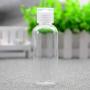 12PCS 50ml/1.7oz Plastic Empty Bottle Clear Lotion Cream Storage with Flip Cap Refillable Sample Packing Container Vials Jars Pot Great for Shower Gel Shampoo Facial Cleanser (Transparent)