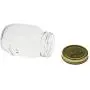Glass Tea Coffee Canister Cookie Jar Storage Tin Honey Pot Dispenser 3 Sizes - Clear, 500ml Glass Tea Coffee Canister Cookie Jar Storage Tin Honey Pot Dispenser 3 Sizes - Clear, 500ml