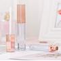 XINGZI 6PCS 5ML 0.17Oz Clear Empty Lip Gloss Tubes Reusable Lip Balm Bottles Containers with Rose Gold Screw Lids DIY Cosmetic Containers Supplies for Lip Samples DIY Makeup Travel
