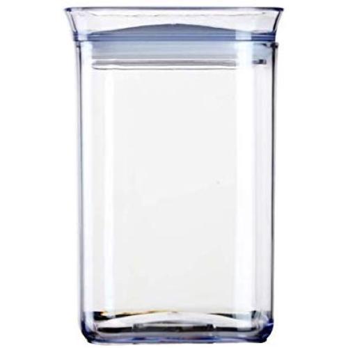 DRAGONHOO Kitchen Rice Fruit Storage Box, Cereal Container Storage Set - 100% Airtight Food Storage Containers, Transparent Food Grain Seal Storage Cans Jar Tank Divider Boxes Kitchen Plastic (F)