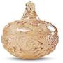 DBGS Ashtray Plum Glass Sugar Jar Small Storage Jar with Lid Candy Jar Gold Ashtray Fashion Creative Ashtray Merry for Smoker