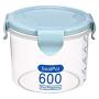 Buckle Sealed Food Container Transparent Cereal Round Storage Jar Holders Kitchen Clear Seasoning Containers New,No.2