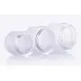 2Pcs Empty Upscale Refillable Cosmetic Storage Container Jar Face Cream Lip Balm Frosted Glass Bottle Pot with Silver Lid and Inner Pad for Women and Girls (15ml/ 0.5oz) 2Pcs Empty Upscale Refillable Cosmetic Storage Container Jar Face Cream Lip Balm Frosted Glass Bottle Pot with Silver Lid and Inner Pad for Women and Girls (15ml/ 0.5oz)