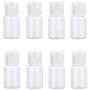 24 Pcs 0.17oz/5ml Clear Plastic Empty Bottles Refillable Travel Containers with Flip Cap Toiletry Bottles Cosmetic Sample Bottles for Shampoo Body Wash Lotion Cream Toner Essential Oil