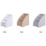 Make Up Accessories Desk Organizer Durable Container Trapezoid Sundries Remote Control Multi layer Home Cosmetic Storage Box,Khaki