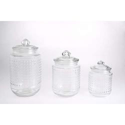 Value Saving Large Glass Canister Set