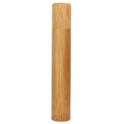 Natural Round Bamboo Sealed Tea Box Candy Dried Foods Jar Container Storage
