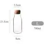 Bouteilles en verre transparentes pour rangement de capsules, étanches, pour thé, café, petits contenants en verre, bouchons. Bouteilles en verre transparentes pour rangement de capsules, étanches, pour thé, café, petits contenants en verre, bouchons.