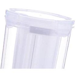 Ruipunuosi Multi-function Grain Food Storage Box Dried Grains Container Tank Bottles Kitchen Plastic Clear Jar Food Preservation Fresh Transparent Grid Sealed Cans