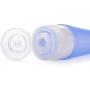 Portable 3-layer Leakproof Silicon Soft Travel Bottle Sets(8PCS) With Cosmetic Containers(10mL) and Toothbrush Cover for Shampoo,Toiletries,Lotion,Conditioner-Carry-on TSA Airline approved