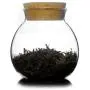 Unihom - Glass Jar, Tea / Coffee / Sugar / Pepper Canister with Cork Lid - (Set of 1, Petrela 400ml) Unihom - Glass Jar, Tea / Coffee / Sugar / Pepper Canister with Cork Lid - (Set of 1, Petrela 400ml)