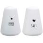 2-Piece Ceramic Spice Jar, Kitchen Hand-Painted Spice Jar Kitchen Accessories, Suitable for Salt And Pepper Spice Storage Jars/White