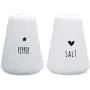 2-Piece Ceramic Spice Jar, Kitchen Hand-Painted Spice Jar Kitchen Accessories, Suitable for Salt And Pepper Spice Storage Jars/White