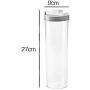 Noodle storage box, kitchen grain storage tank, plastic transparent food sealed can