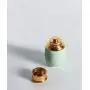 Mini Tragbare, Versiegelte Goji-Dosen, Longquan Celadon Keramik (2,5 oz, Hellgrün)