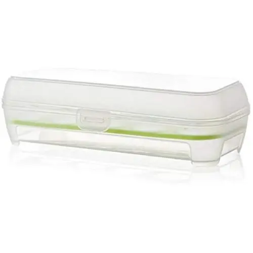 Coerni Sturdy Covered Eggs Holder - 10 Egg Tray, Clear (Green) Coerni Sturdy Covered Eggs Holder - 10 Egg Tray, Clear (Green)
