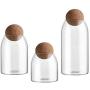 Sealed Can Kitchen Glass Storage Tank Sealed Cans Food Grains Multi Function Storages Container Jar Tea Vessel Kitchen Tool,M