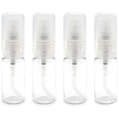 12PCS 0.53oz/15ml Empty Refillable Clear Plastic Travel Bottle Pump Bottle Dispenser Containers Jar Leak Proof for Essential Oils Lotions Liquid Cosmetic Toiletries Liquid Perfum and More