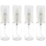 12PCS 0.53oz/15ml Empty Refillable Clear Plastic Travel Bottle Pump Bottle Dispenser Containers Jar Leak Proof for Essential Oils Lotions Liquid Cosmetic Toiletries Liquid Perfum and More