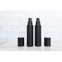 (2 Pack) 15ml,30ml, 50ml Matte Black Airless Pump Bottle Luxury Container - Refillable Cosmetic Dispenser