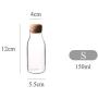 1Pc Glass Jars Food Storage Bottle Heat Resistant Milk Juice Jars Transparent Storage Can Sealed Tea Coffee Home Organization 20,S