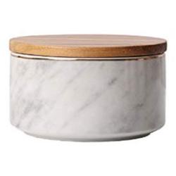 Mini Spice Jars Nordic ceramic sealed cans with lid marble storage jar